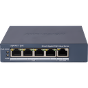 Switch Gigabit PoE+ Monitoreable 4 Puertos + Uplink - DS-3E1505P-EI/M
