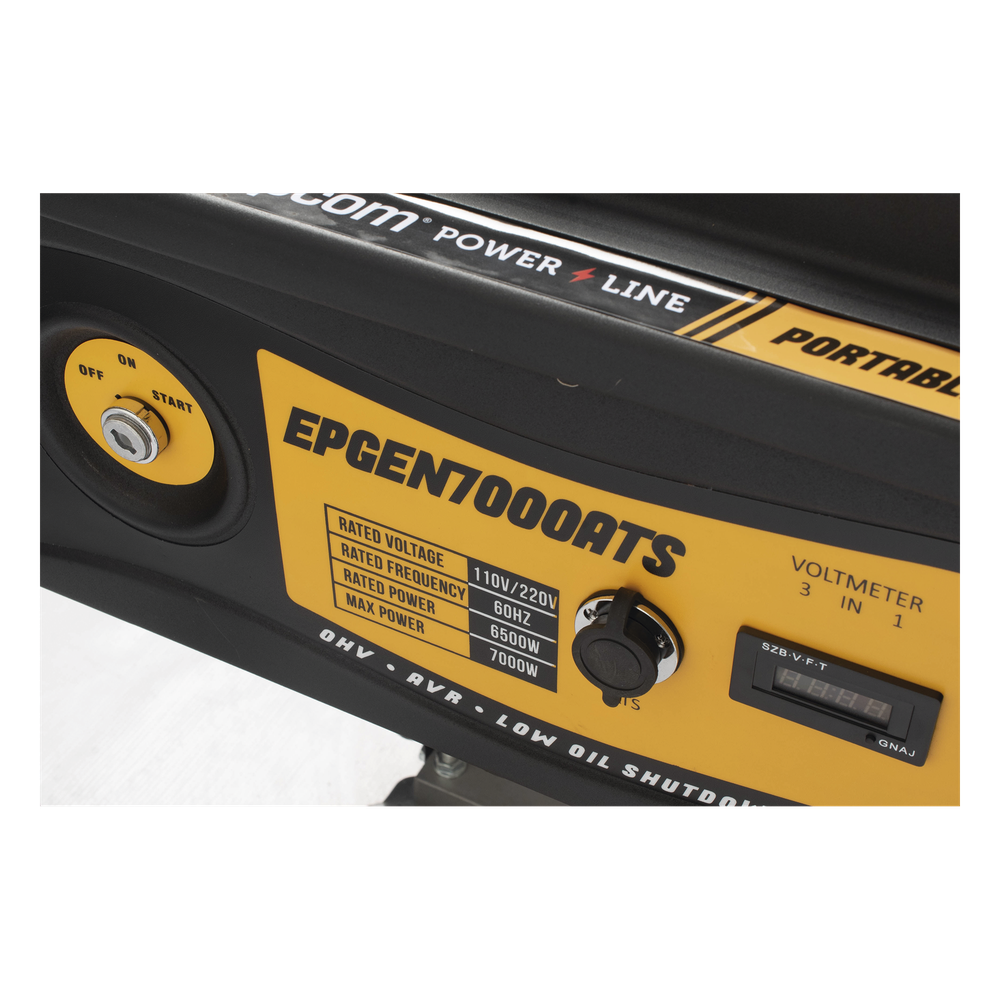 Generador a Gasolina 6.5KW con Encendido Automático ATS - EPGEN7000ATS