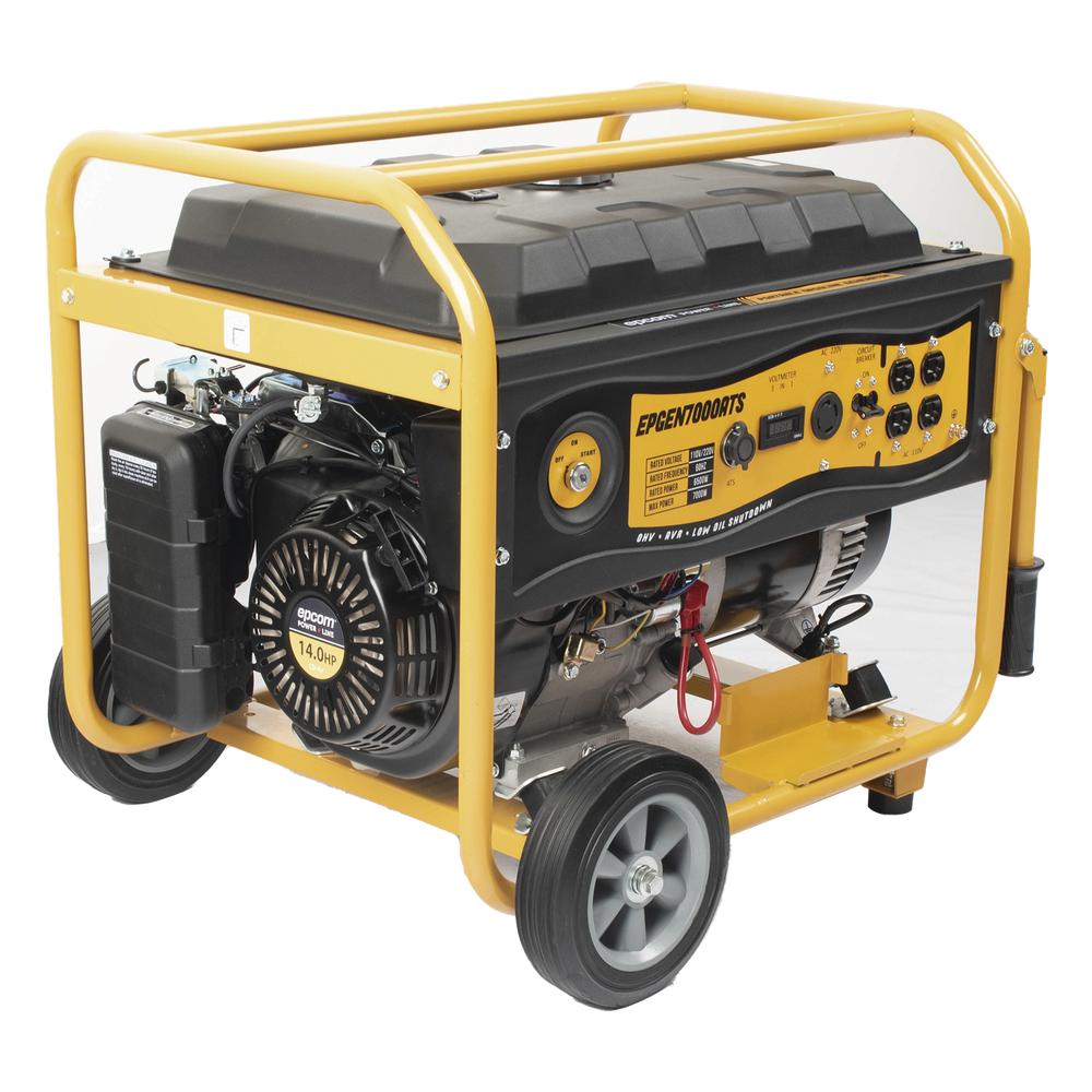Generador a Gasolina 6.5KW con Encendido Automático ATS - EPGEN7000ATS