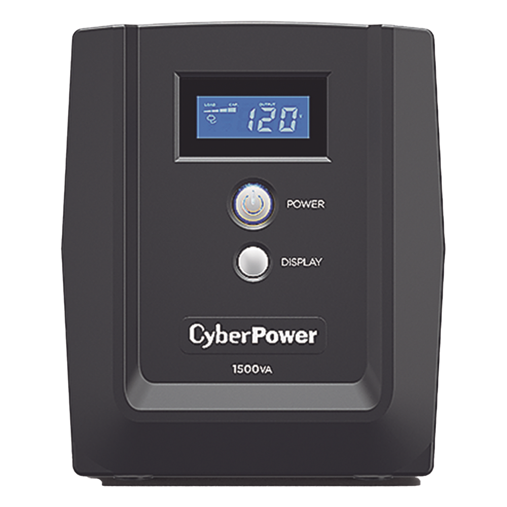 UPS CyberPower 1500VA/900W Línea Interactiva AVR Pantalla LCD - OM1500ATLCDA