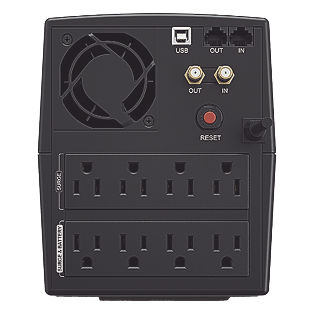 UPS CyberPower 1500VA/900W Línea Interactiva AVR Pantalla LCD - OM1500ATLCDA