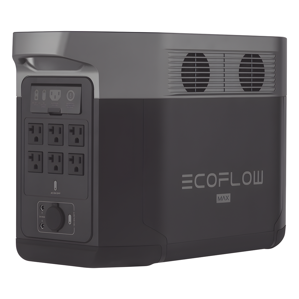 Estación de Energía Portátil EcoFlow Delta 2 Max (2048Wh) - Respaldo con Carga Solar