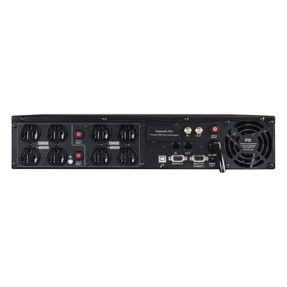 UPS CyberPower 1500VA/900W Línea Interactiva Rack-Torre 2U - OR1500LCDRT2U