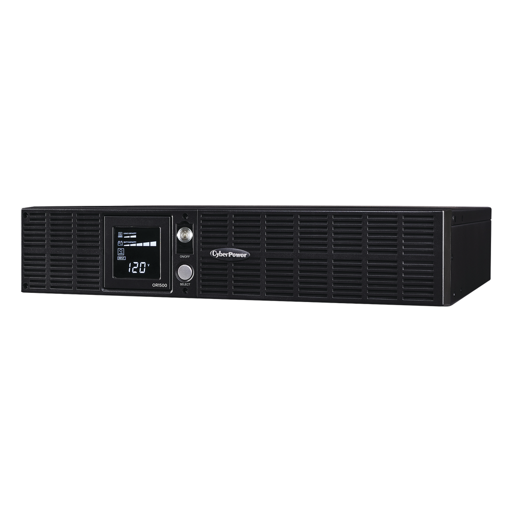 UPS CyberPower 1500VA/900W Línea Interactiva Rack-Torre 2U - OR1500LCDRT2U