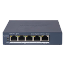 Switch Gigabit PoE+ Monitoreable 4 Puertos + Uplink - DS-3E1505P-EI/M